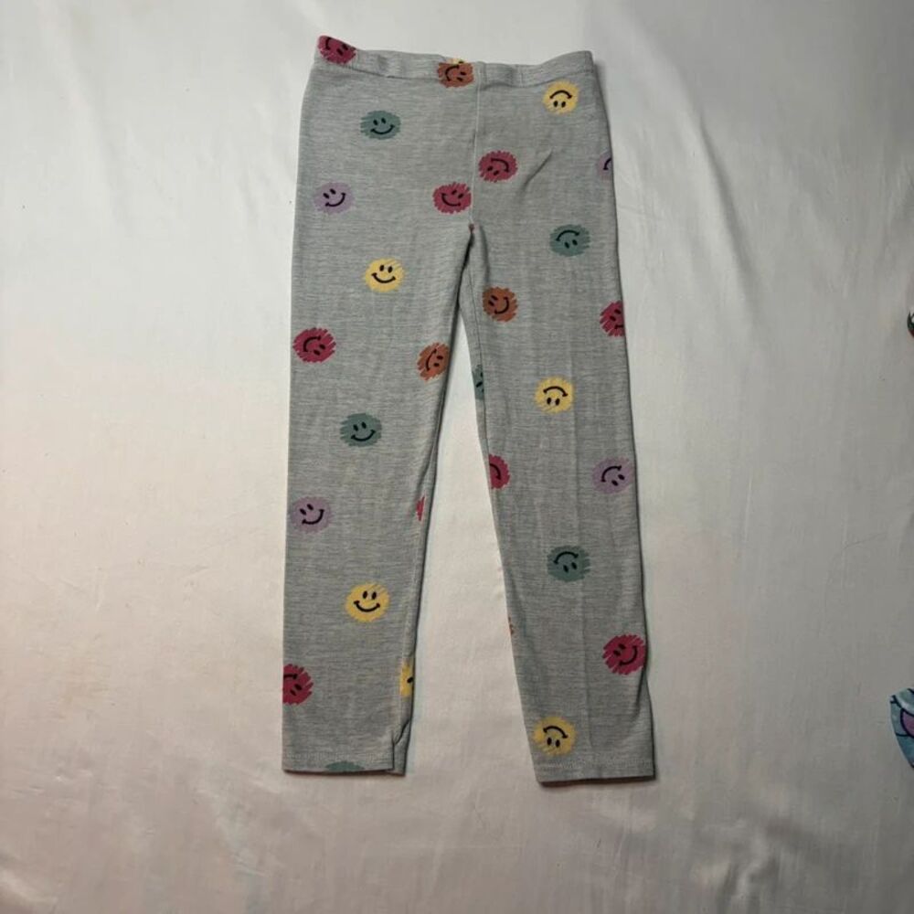 Garanimals Girls Gray Smiley Face Leggings Size 5T